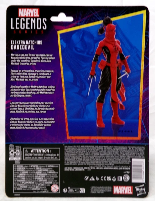 Lot Figurines Marvel Urban Legends ToyBiz – Daredevil, Punisher, Elektra, Spiderman, 2006