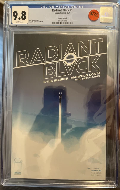RADIANT BLACK #1 CGC 9.8 COVER B IMAGE comic first Appearance