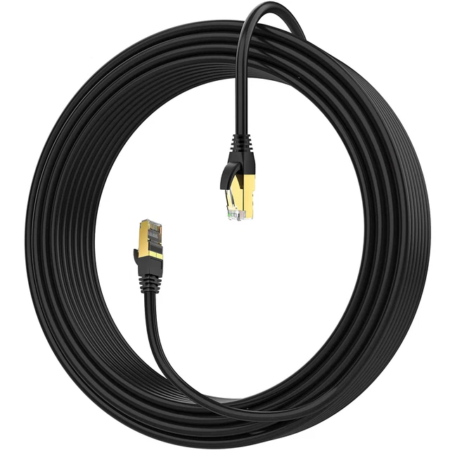 CAT8 Ethernet Cable High Speed 40Gbps 2000Mhz for Gaming PC PS5 PS4 Xbox (20m)