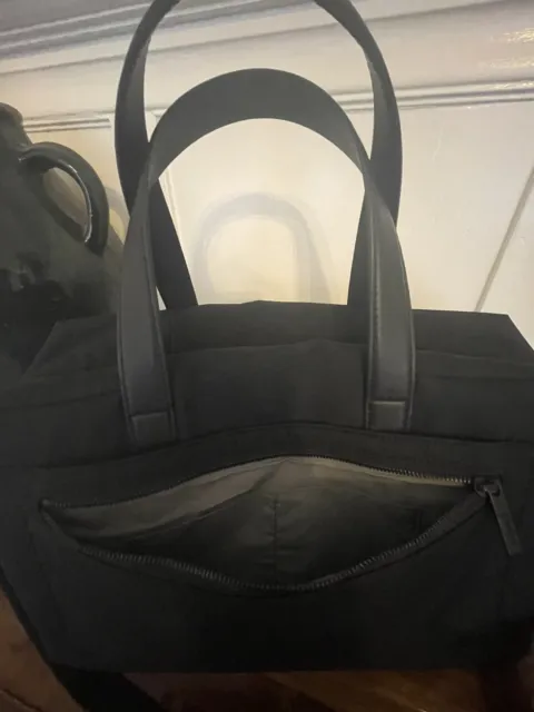 Away Luggage Travel Weekender Duffle Gym Bag Heavy Duty Black Hard Solid Nylon 3