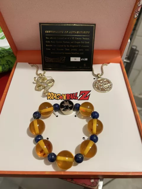 Dragonball Z Jewelry Set Bracelet Goku Pendant Shenron Pendant