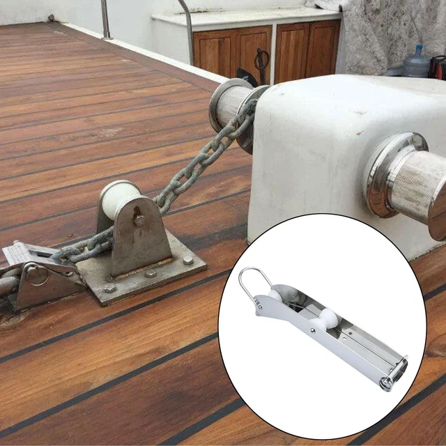 Kit Ancrage Pour Voiles d'Ombrage Avec Poulies En Acier Inoxydable Et Corde Silver | Leroy Merlin