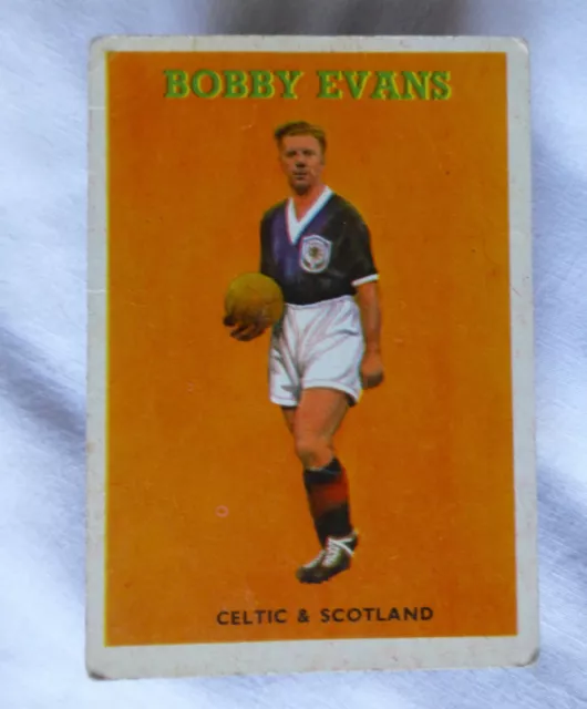 A&BC Football Gum Red Back Bobby Evans No.28 -b