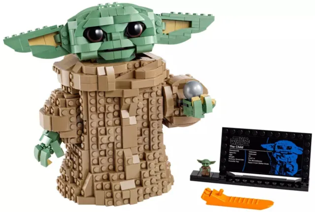 Lego Star Wars 75318 L'enfant Yoda Mandalorien Figurine Jouets Jeux Construction