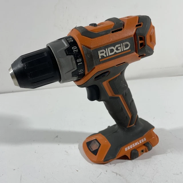 Taladro/controlador inalámbrico de 1/2" sin escobillas Ridgid R860054 18V generación 5X 2 velocidades