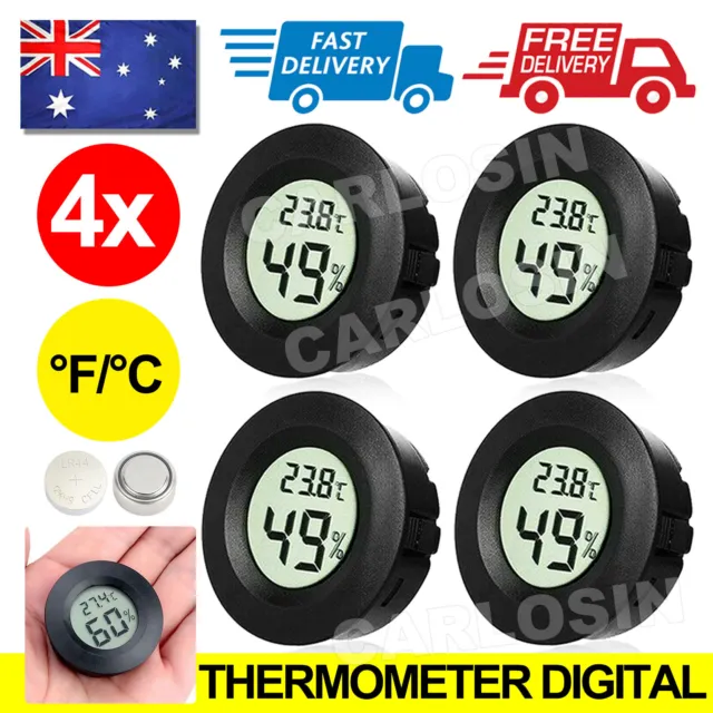 4X Digital Thermometer Hygrometer Temperature LCD Mini Humidity Humidity Meter N