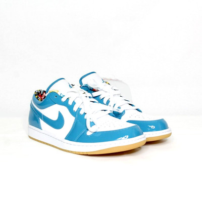 nike air jordan 1 low barcelona cyber teal