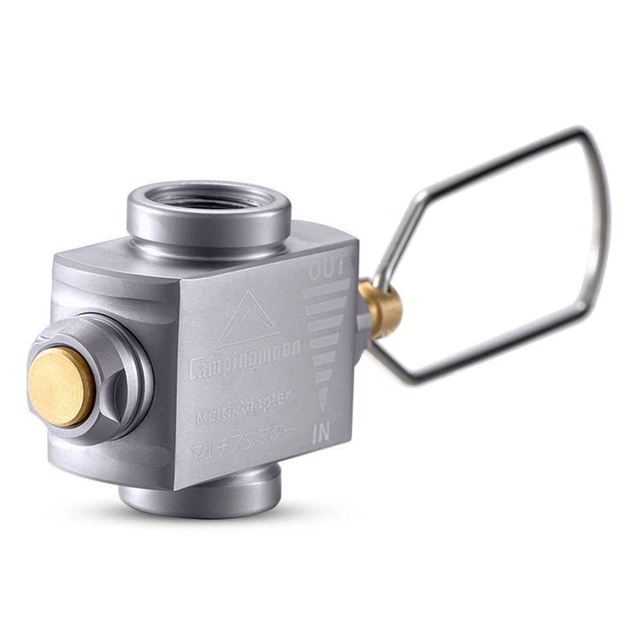 CAMPINGMOON 3 Uitlaat Adapter voor EN417 Lindal Ventil Kanister Apparaat Campinglantaarn Z33
