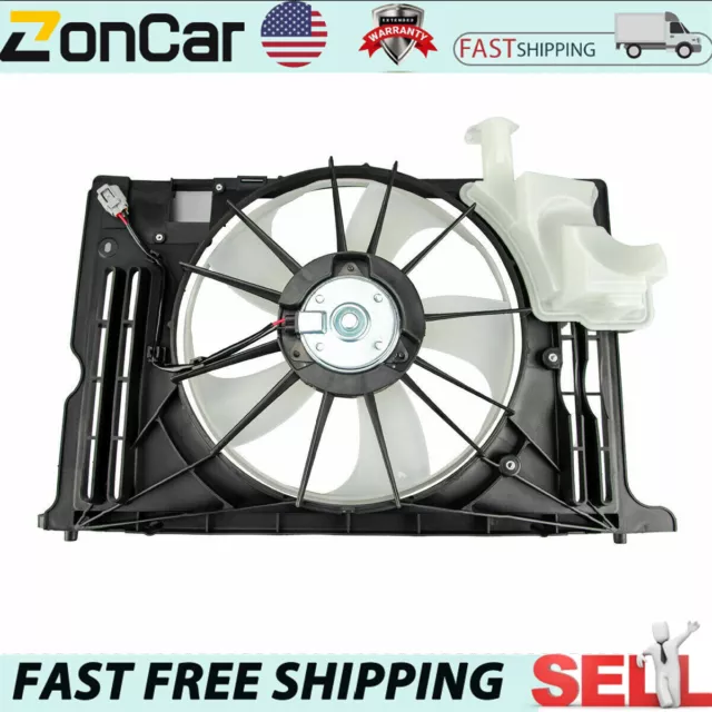 New Radiator Cooling Fan Assembly For 2014-2016 Toyota Corolla TO3115181 Zoncar