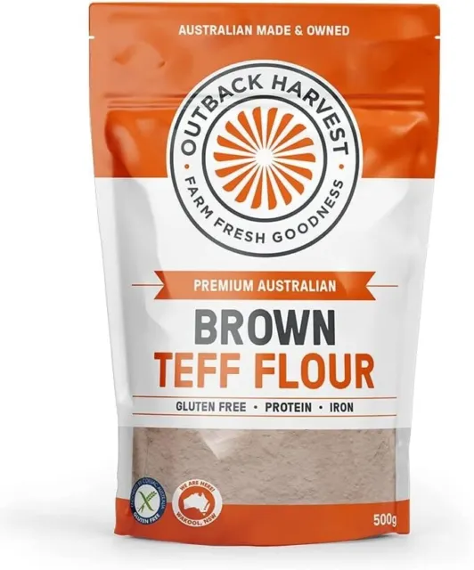Brown Teff Flour 500g | FREE SHIPPING AU