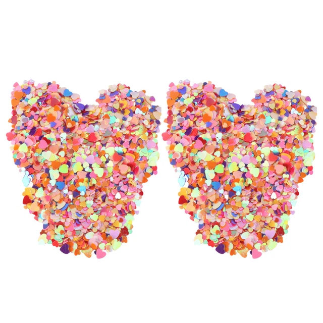 2 confezioni paillettes tavolo doccia sposa decorazione amore