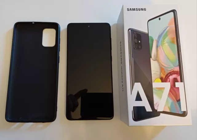 Samsung Galaxy A71 SM-A715F/DS - 128GB - Prism Crush Black (Ohne Simlick) (Dual