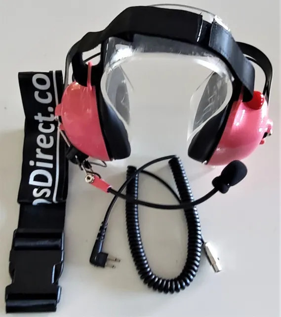Racing Headset Pro 50 Carbon X Pink Series  Motorola Cord Free Belt