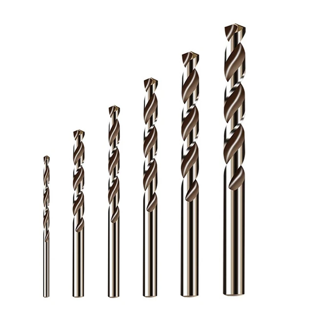 6pcs Ars M35 Cobalt Drill-Bit 1/2/3/4 / 5/6mm for Métal Acier Inoxydable
