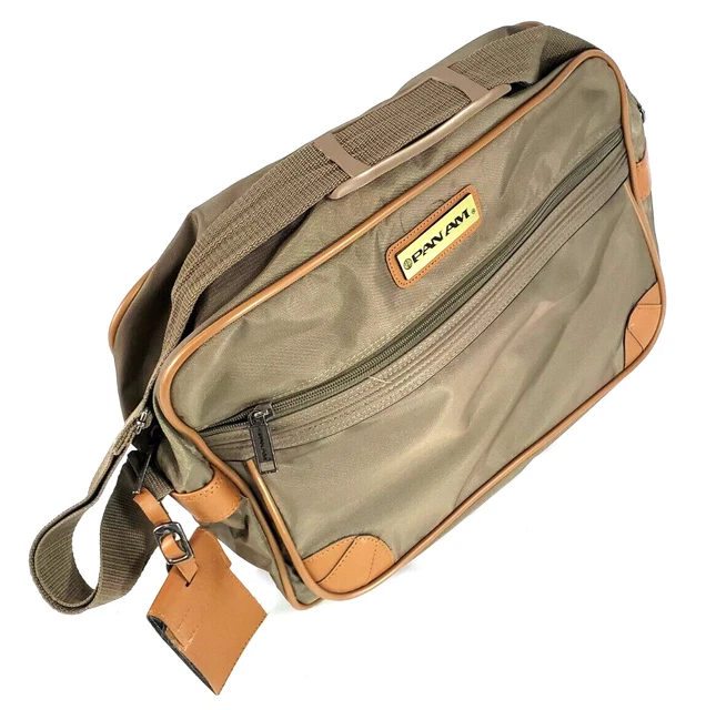 Vintage PAN AM Airline Brown Travel Carry on Bag By Henry Rosenfeld Inc. Vintage PAN AM Airline Brown Travel Carry on Bag By Henry Rosenfeld Inc.