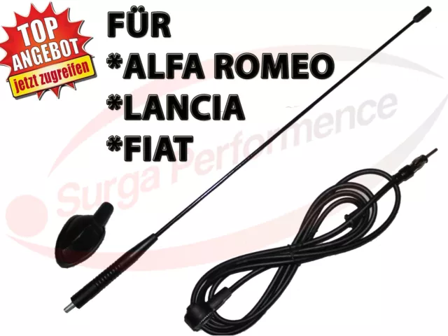 Antena de Techo Mástil para Radio Coche Alfa Romeo Fiat Lancia >>> Nuevo / Ovp