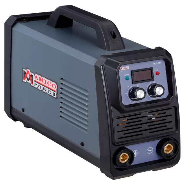 Amico ARC-180, 180-Amp Stick Arc Lift-TIG DC Welder, 100-250V, 80% Duty Cycle.