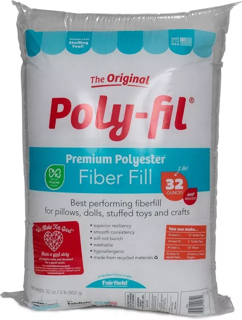 Poly-Fil Quick Craft Premium Polyester Fiberfill 2oz