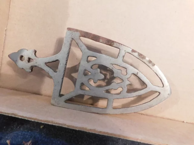antique cast iron trivet stand for iron cathedral  design
