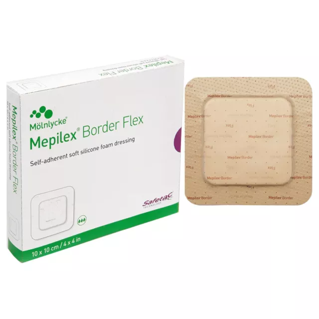 Molnlycke Mepilex Border Flex Adhesive Bandage - 595300 5 Pcs Exp. Jan. 28,2025