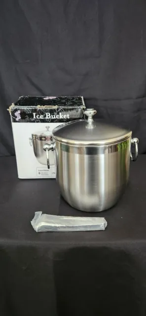 Service Ideas IB3BS S/S 3 Liter Round Ice Bucket