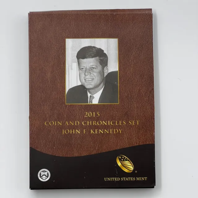 2015 Coin and Chronicles Set John F Kennedy US Mint OGP READ DESCRIPTION