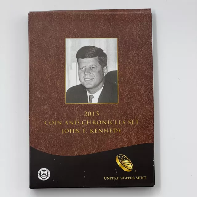 2015 Coin and Chronicles Set John F Kennedy US Mint OGP READ DESCRIPTION