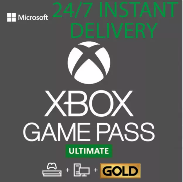 XBOX LIVE 1 mese + Game Pass Ultimate INSTANT nuovo ed esistente 1 mese UK/UE