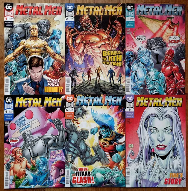 6 COMICS METAL MEN N° 1 à 6 DC UNIVERSE 2019