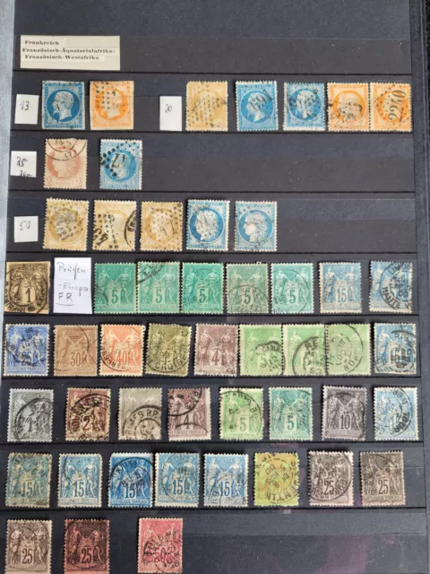 Briefmarken Frankreich Sammlung