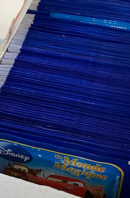 Panini Carrefour Disney Monde Magique lot 100 pochettes soit 400 images NEUVES !