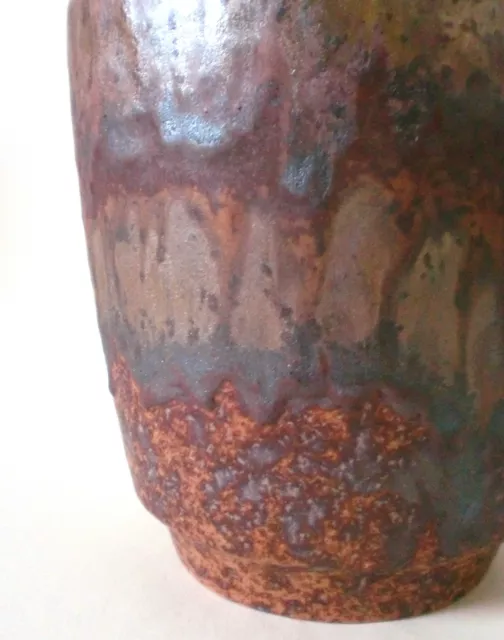 60s Vase Keramik Carstens Tönnieshof Atelier west german ceramic rare drip glaze 2