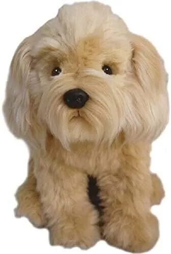 Faithful Friends Plush 12" Cream Oodle Poo Cuddly Soft Toy Puppy Dog Teddy