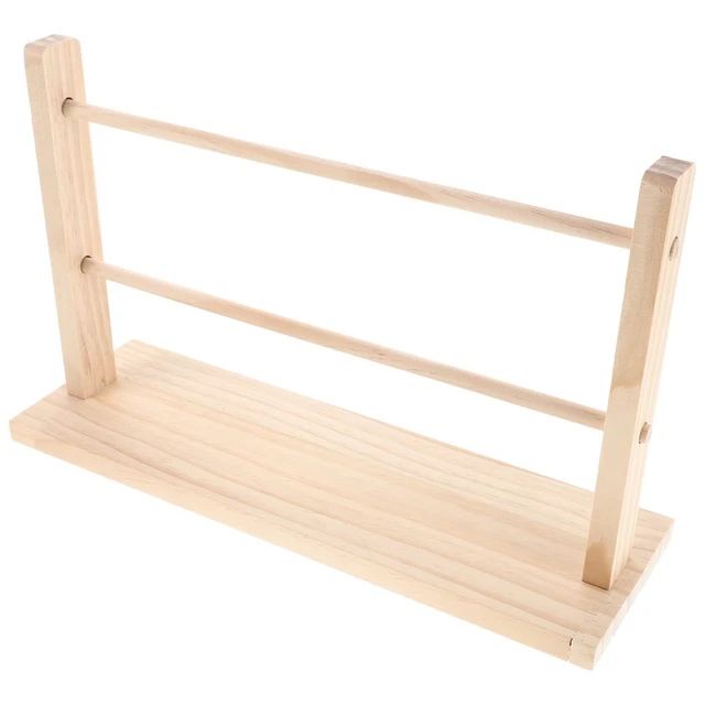 Organisateur à Rubans En Bois | Rangement Bobines, Fils, Ruban Washi | Pour Atelier Créatif - 3