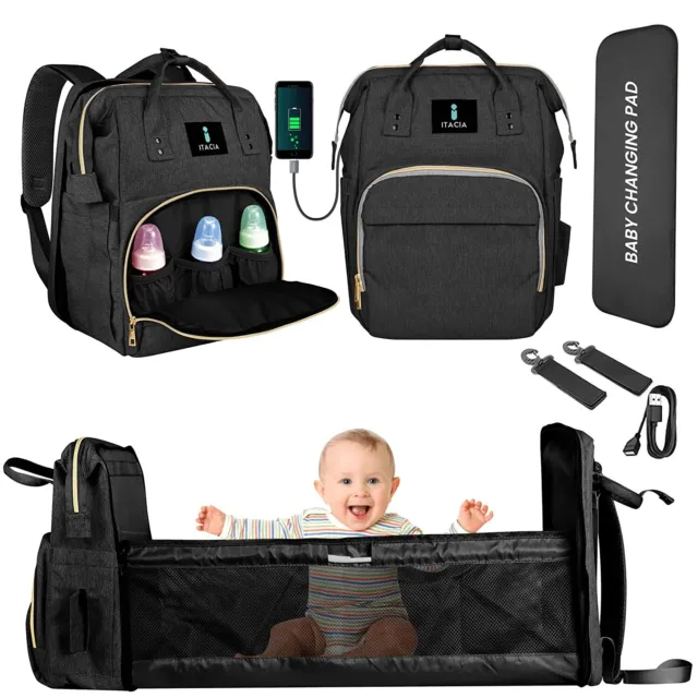 Baby Bag with Changing Station - Baby Diaper Bag Backpack - Baby Backpack