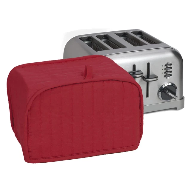 Premium Universal Four Slice Toaster Cover, 11.25&quote x 7.25&quote x
