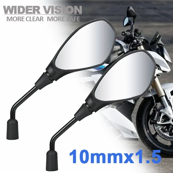 Adjustable Rear View Side Mirrors For BMW R1200GS R1200R R1200ST R1250GS R1250R