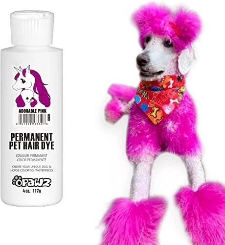 Dog Hair Dye Safe & Long-Lasting Trusted by Grooming Salons for 10 Years