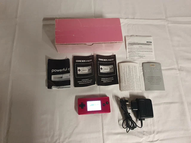 CONSOLE NINTENDO GAMEBOY micro rose pink en boite EUR 160,00 - PicClick FR