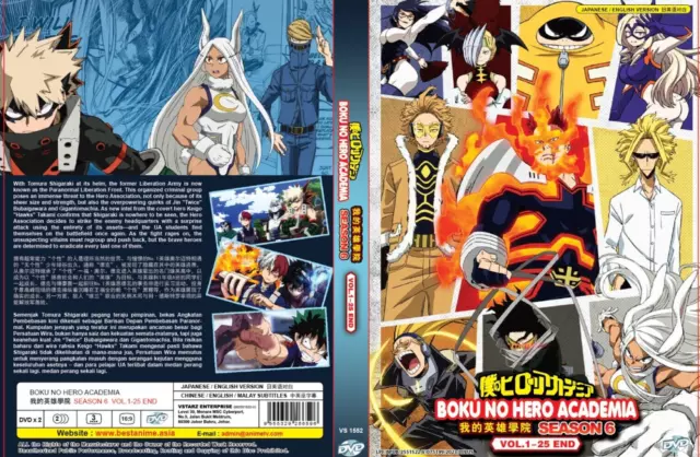 ENGLISH DUBBED Boku No Hero Academia (Season 1-5: VOL.1 - 113 End + 3  Movie) DVD