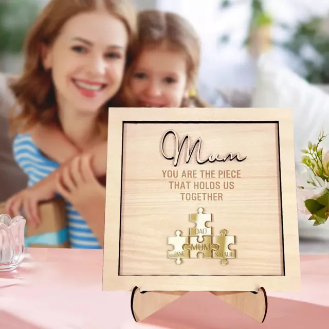 Personalised Puzzle Pieces Name Mum You Are the Piece that Holds Us Together