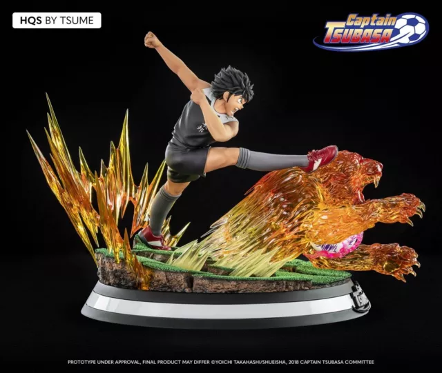 CAPTAIN TSUBASA Statue Kojiro Hyuga: Tiger Shot HQS Tsume Art