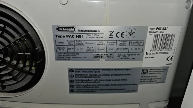 De Longhi Pac N81 Mobiles Klimagerät Kaufen