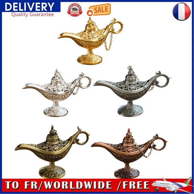 Retro Aladdin Lamp Fairy Tale Magic Vintage Home Desktop Party Ornament Figurine