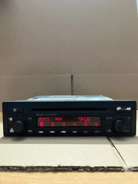 Radio CD Tuner CONCERT AUDI A3 A4 A6 4B0035186G Garantie Plug&Play