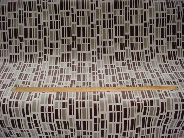 8-3/4Y Brunschwig et Fils BR-88174 Gridlock Velvet Bark Brown Upholstery Fabric