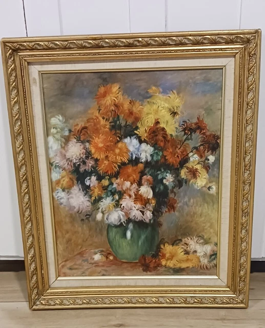 Pierre Auguste Renoir (1841-1919) Vase Of Chrysanthemums Masterworks...