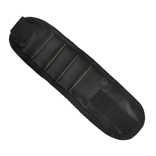 Wrist Tool Holder Magnetic Work Wristband Firm Adsorption 3 Rows For Holding
