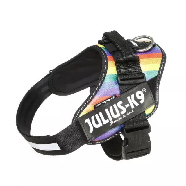 Julius-K9 IDC Power Harnais réglable réfléchissant - RAINBOW - taille...