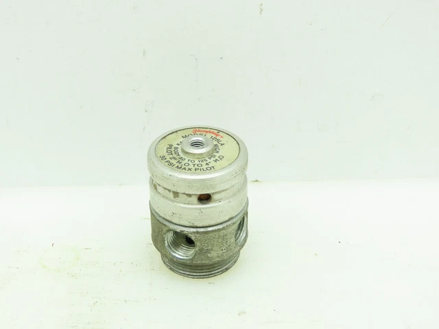 Humphrey 125LA Pneumatic Air Pilot Operated Valve Spring Return 3-Way 1/8"NPT